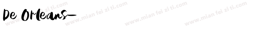 De Orleans字体转换
